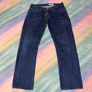 GUSTIN men’s blue jeans slim Fit size 35 denim